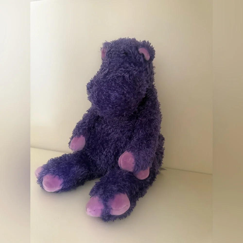 RARE Retired Jellycat Purple Hippo Floppy Plush Doll - Picture 8 of 9